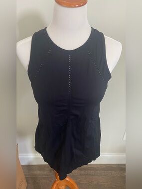 Athleta black workout tank top